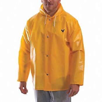 TINGLEY D8968 Rain Jacket Unrated Yellow XL, 5CYN9