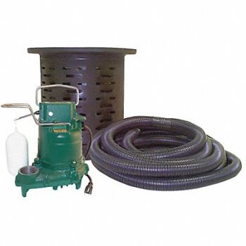 ZOELLER 3/10 HP Pump System 120V Vertical Float, 5CZF9