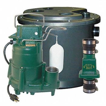ZOELLER Sink Drain Pump System Integral 1/2 HP, 5CZG1