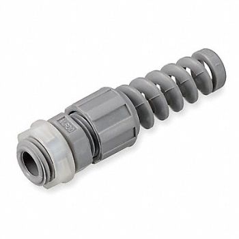HUBBELL WIRING DEVICE-KELLEMS Connector Nylon L - Strain Relief 1.66in, 5D549