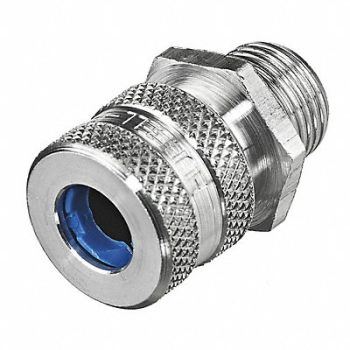 HUBBELL WIRING DEVICE-KELLEMS Connector Aluminum, 5D715