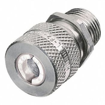 HUBBELL WIRING DEVICE-KELLEMS Connector Aluminum, 5D723