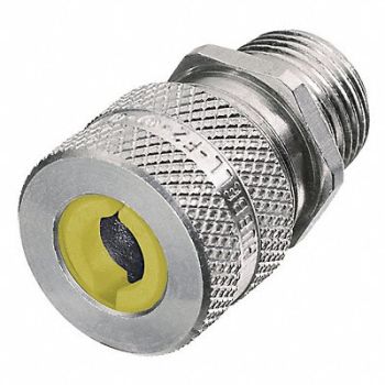 HUBBELL WIRING DEVICE-KELLEMS Connector Aluminum, 5D735
