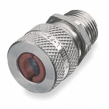 HUBBELL WIRING DEVICE-KELLEMS Connector Aluminum, 5D734