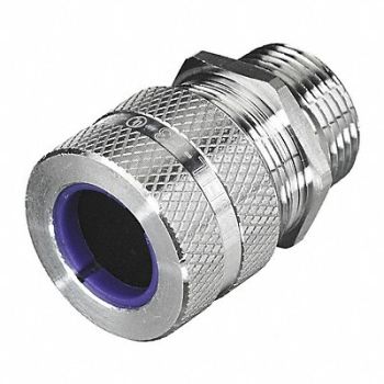 HUBBELL WIRING DEVICE-KELLEMS Connector Aluminum, 5D736