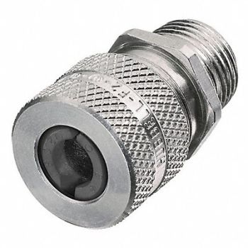 HUBBELL WIRING DEVICE-KELLEMS Connector Aluminum, 5D741