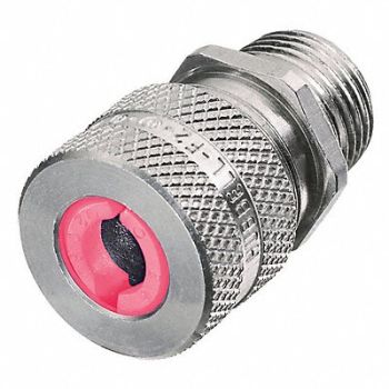 HUBBELL WIRING DEVICE-KELLEMS Connector Aluminum, 5D742