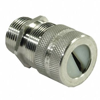 HUBBELL WIRING DEVICE-KELLEMS Connector Aluminum, 5D867