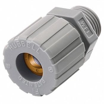 HUBBELL WIRING DEVICE-KELLEMS Connector Nylon, 5D875