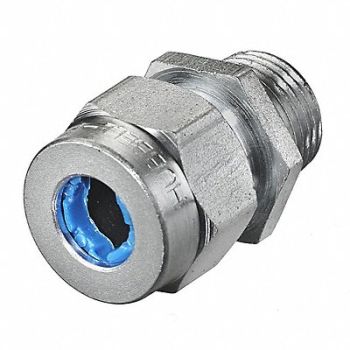HUBBELL WIRING DEVICE-KELLEMS Connector Steel, 5D919
