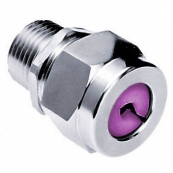 HUBBELL WIRING DEVICE-KELLEMS Connector Steel, 5D967