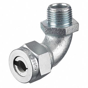 HUBBELL WIRING DEVICE-KELLEMS Connector Steel, 5D971