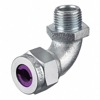 HUBBELL WIRING DEVICE-KELLEMS Connector Steel, 5D977