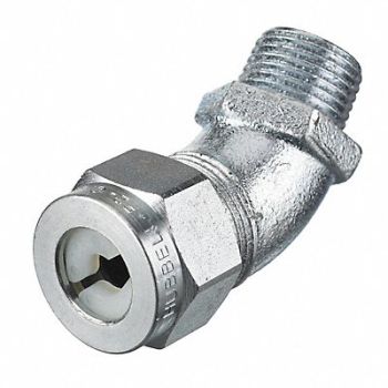 HUBBELL WIRING DEVICE-KELLEMS Connector Steel, 5D983