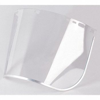SELLSTROM Faceshield Visor Plycrb AlBd Cl 8x15-1/2, 5DAD2
