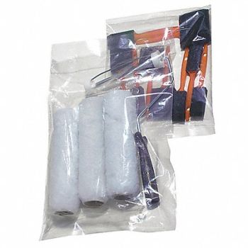 GRAINGER APPROVED Open End Poly Bag Flat PK1000, 5DRN5