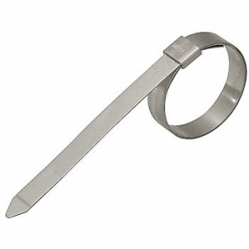 BAND-IT Band Clamp 1/2 W Lip-Lock 7/8 MaxOD PK24, 5DLH1