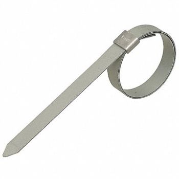 BAND-IT Band Clamp 1/2 W Lip-Lock 7/8 MaxOD PK24, 5DLH7