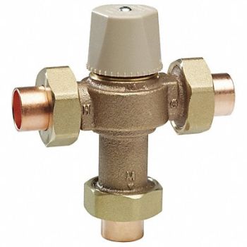 WATTS Mixing Valve Brass 0.5 to 20 gpm, 5DMF1