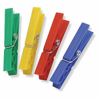 HONEY-CAN-DO Clothespins Plastic PK100, 5DMN2