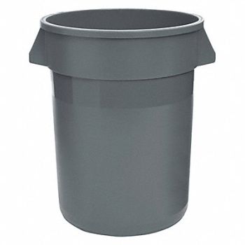 TOUGH GUY Utility Container 55 gal Gray, 5DMU6
