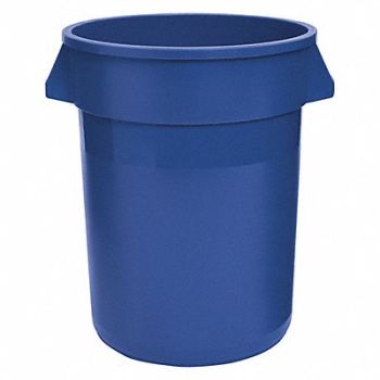 TOUGH GUY D5945 Utility Container 44 gal Blue, 5DMU3