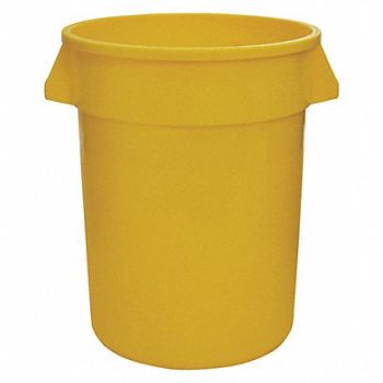 TOUGH GUY D5945 Utility Container 44 gal Yellow, 5DMU2