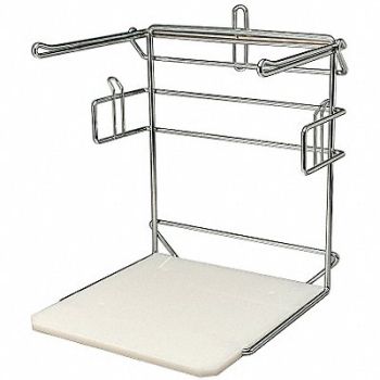 GRAINGER APPROVED Bag Rack Dispenser Countertop 12 in W, 5DUT6