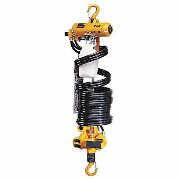 HARRINGTON Air Chain Hoist 500 lb Cap. 13 ft Lift, 5DZG8
