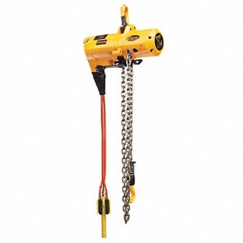 HARRINGTON Air Chain Hoist 500 lb Cap. 20 ft Lift, 5DZH4