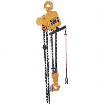 HARRINGTON Air Chain Hoist 4000 lb Cap. 20 ft Lft, 5DZL7