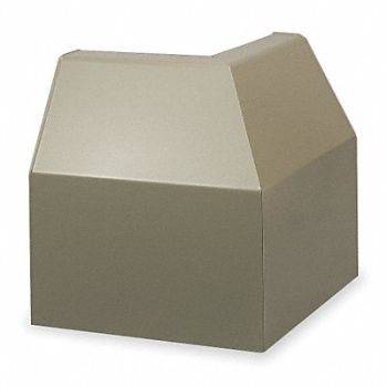 BEACON MORRIS Bsebrd Htr Outside Corner 90 degs Steel, 4LX78