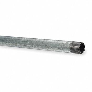 GRAINGER APPROVED Pipe Nipple 1-1/2 48 Carbon Steel, 6P920
