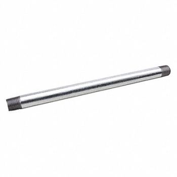 GRAINGER APPROVED Pipe 2 . 10 ft Galv Steel, 5E561