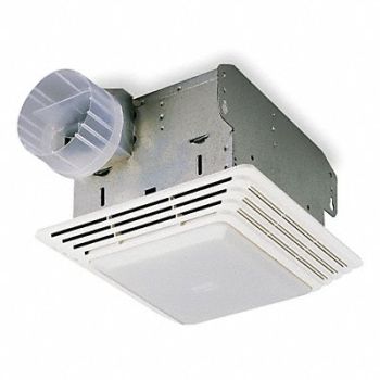 BROAN Ceiling Vntlr 4In Duct Galv Steel 120 V, 5E834