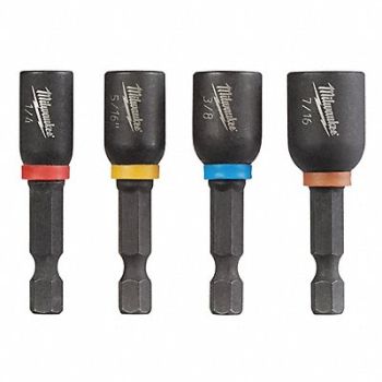MILWAUKEE Nutsetter Steel Impact Rated, 5ECC5