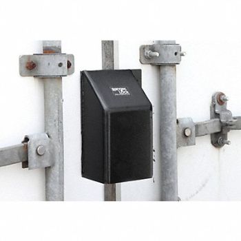 RANGER LOCK Padlock Guard 4 in Steel Black, 49CT45