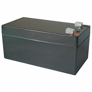 GRAINGER APPROVED Sealed Lead Acid Battery 12VDC 3.3Ah, 5EFG0
