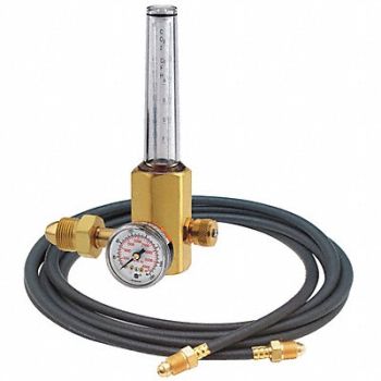 MILLER 1 Stage Gas Regulator/Flowmeter, 5EFY0