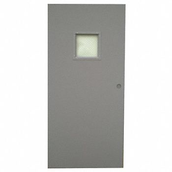 CECO D3681 Metal Door With Glass Type 1 80 x 30 In, 5EJE7