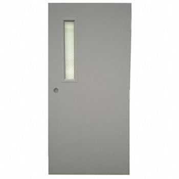 CECO D3698 Metal Door With Glass Type 1 80 x 30 In, 5EJE9