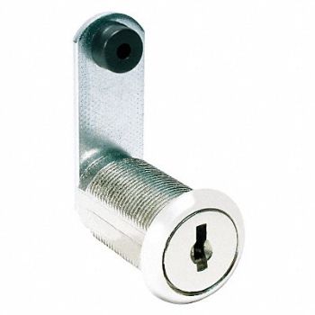 COMPX NATIONAL D3737 Cam Lock For Thickness 7/32 in Nickel, 5EKT1