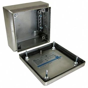 RITTAL Enclsr Mtallc 11.8In.Hx 11.8In.Wx4.7In.D, 5ENF3