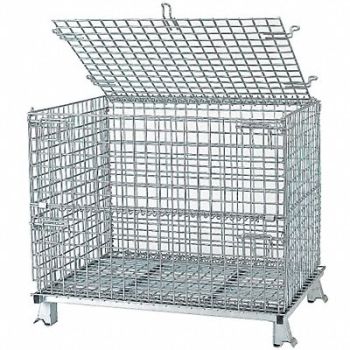 NASHVILLE WIRE Clps Bulk Ctr Silver Vented 35 in, 5EU69