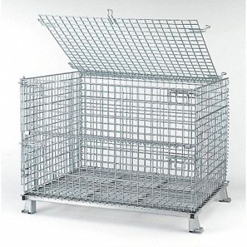 NASHVILLE WIRE Clps Bulk Ctr Silver Vented 43 in, 5EU70