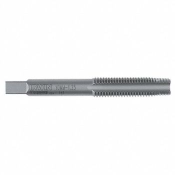 IRWIN HANSON Straight Flute Tap M10x1.25 Carbon Steel, 5EWF7