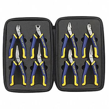 IRWIN VISE-GRIP Precision Plier Set Ergonomic 8 Pcs, 5EWN5
