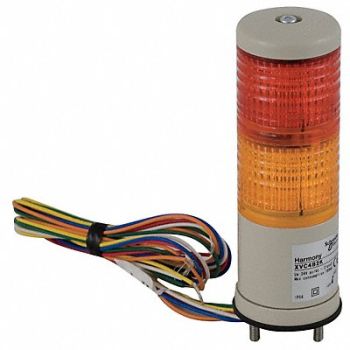 SCHNEIDER ELECTRIC Tower Light 40mm Steady 0.05A Red Org, 5FTK7
