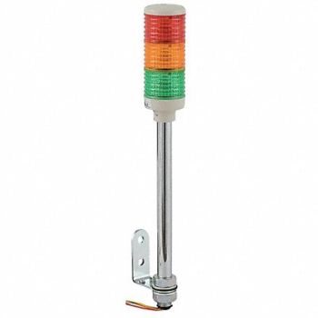 SCHNEIDER ELECTRIC Tower Light 60mm Steady 0.08A Red Org Gr, 5FTL5