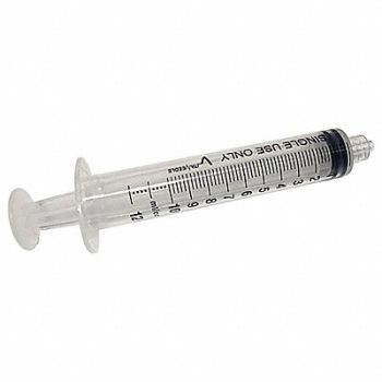 GRAINGER APPROVED Dispensing Syringe 10 mL Manual PK10, 5FVE0